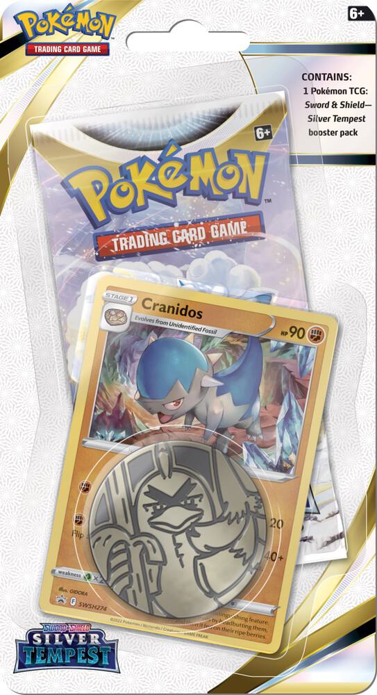 Buy Pokemon Silver Tempest Checklane Blister Cranidos SWSH12