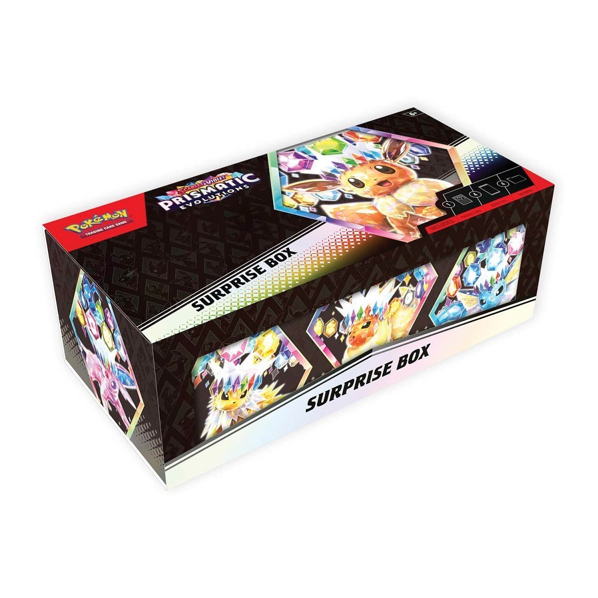 Pokemon TCG Prismatic Evolutions Surprise Box SV8.5 - Booster Pack Cards