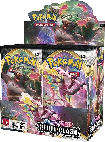 Pokemon TCG Rebel Clash SWSH02 booster box sealed