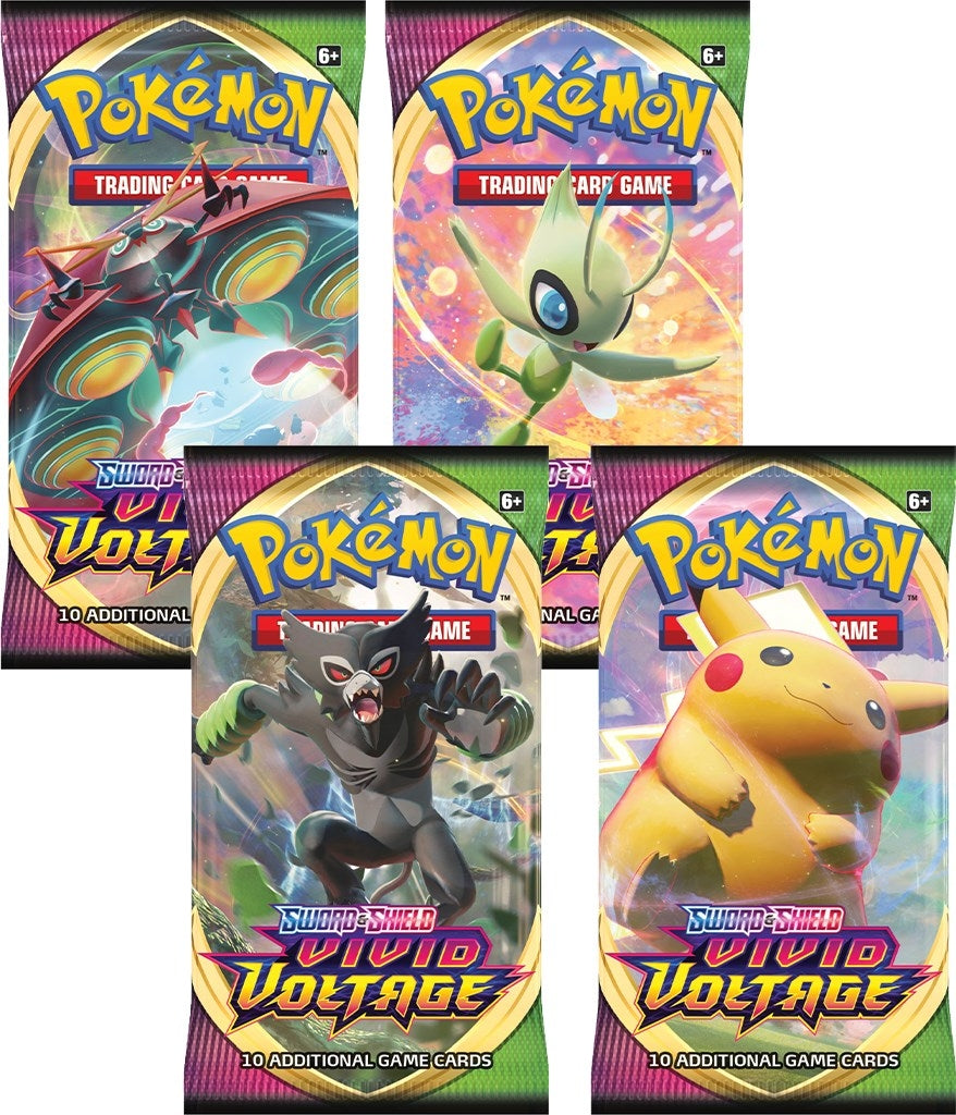 Pokemon TCG Vivid Voltage booster pack artwork