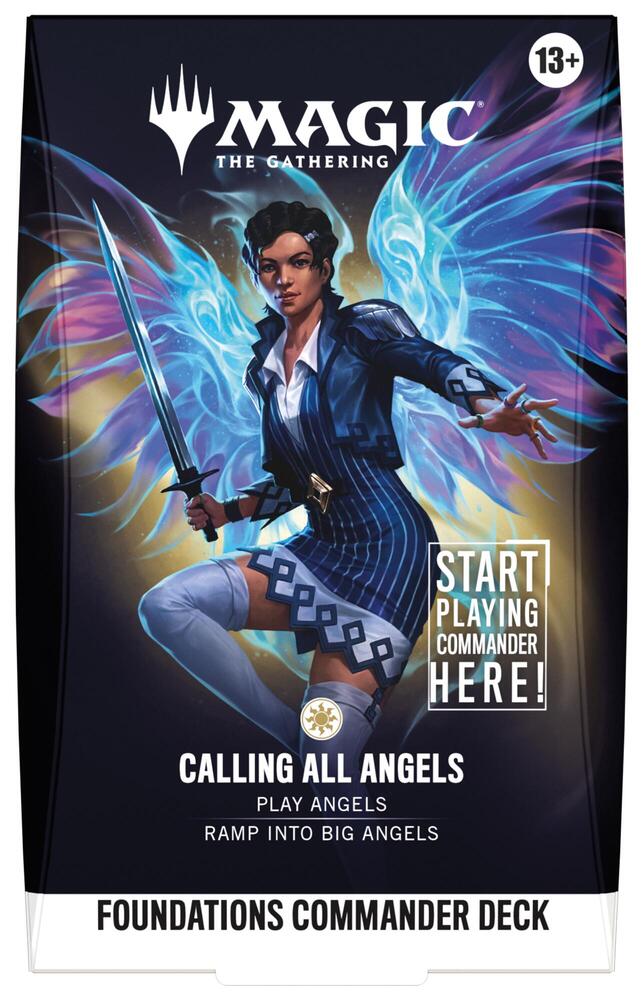 Magic The Gathering Foundations Commander Deck Calling All Angels