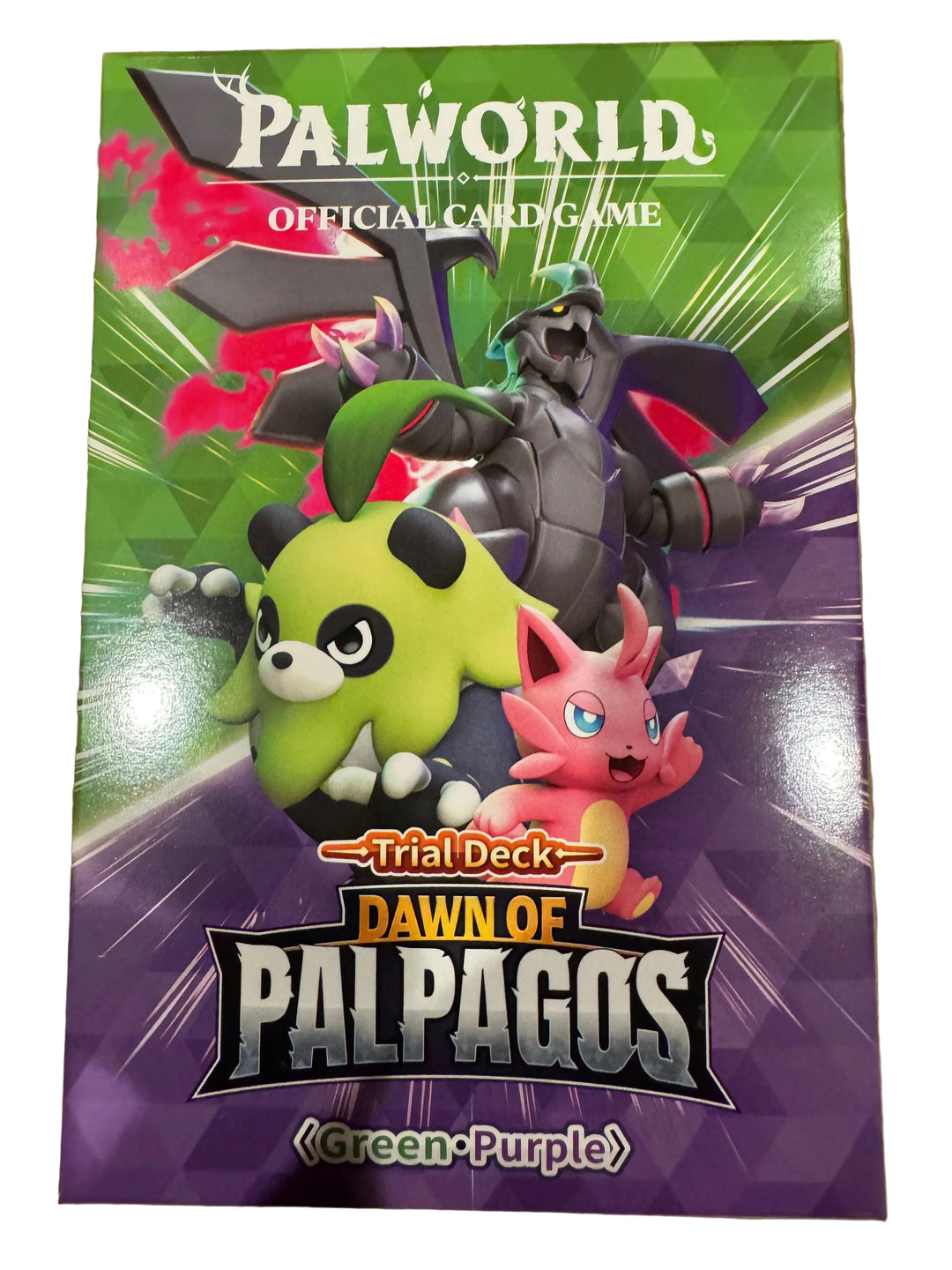 Palworld Dawn of Palpagos Trial Deck Green and Purple TD02