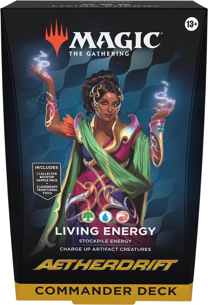 Magic The Gathering Aetherdrift Living Energy Commander Deck sealed