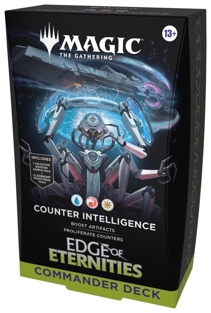 Magic The Gathering Edge of Eternities Counter Intelligence Commander Deck sealed
