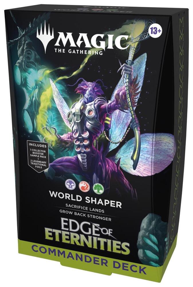 Magic The Gathering Edge of Eternities World Shaper Commander Deck sealed