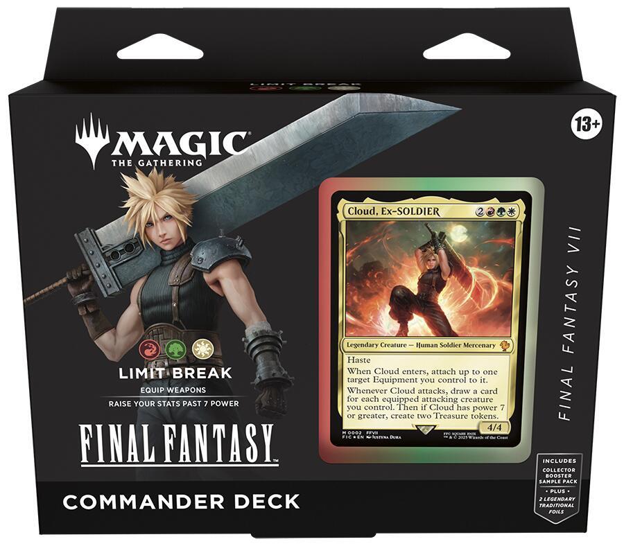 Magic The Gathering Final Fantasy Limit Break Commander Deck factory sealed