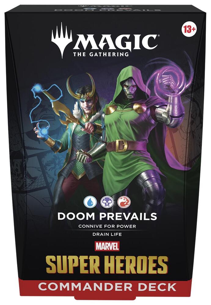 Magic The Gathering Marvel Super Heroes Doom Prevails Commander Deck