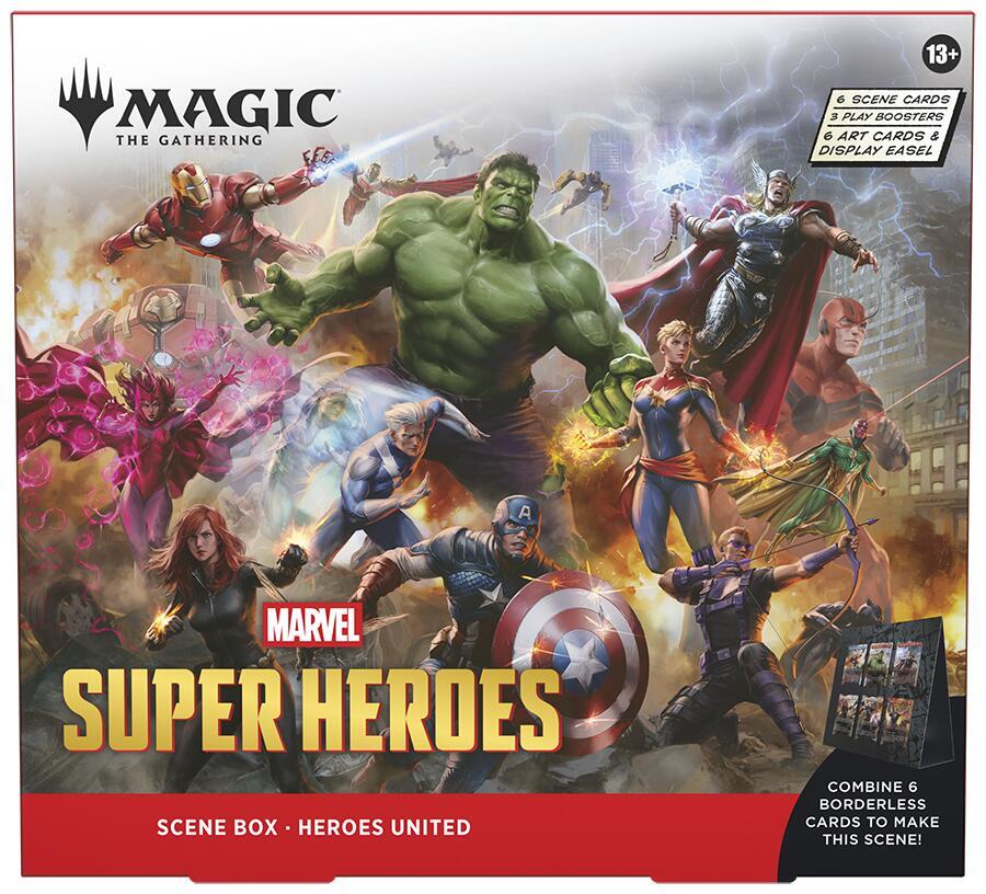 Magic The Gathering Marvel Super Heroes Scene Box Heroes United