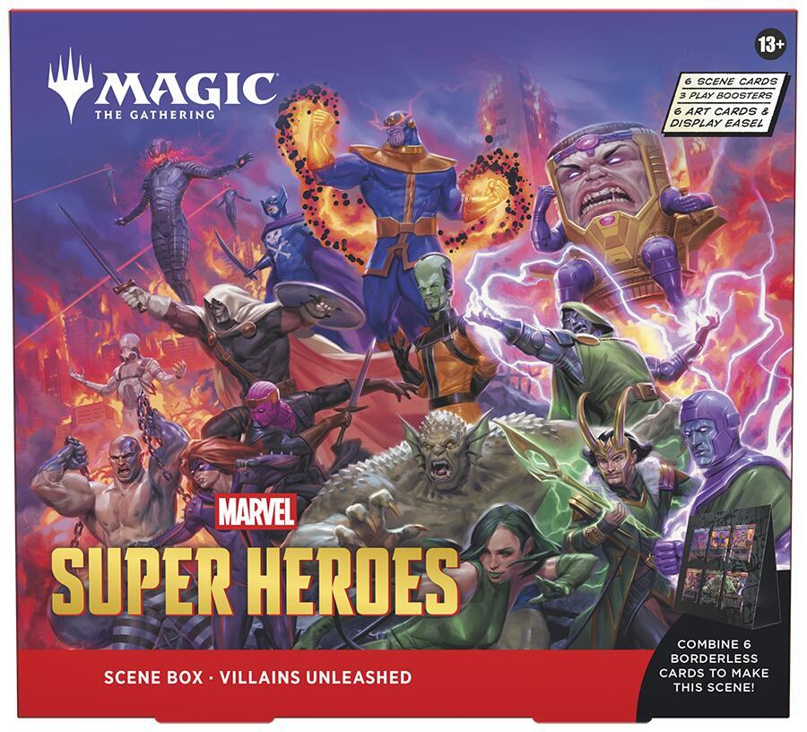 Magic The Gathering Marvel Super Heroes Scene Box Villains Unleashed