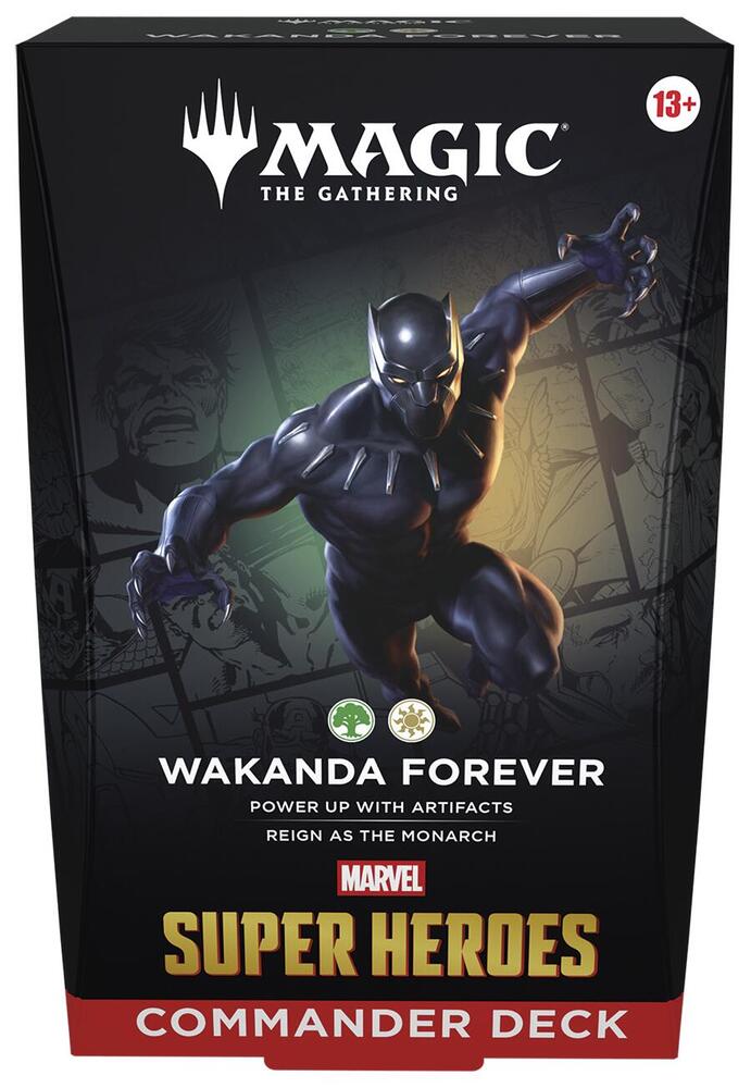 Magic The Gathering Marvel Super Heroes Wakanda Forever Commander Deck