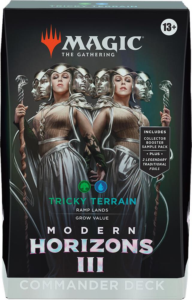Magic The Gathering Modern Horizon 3 Tricky Terrain Commander Deck