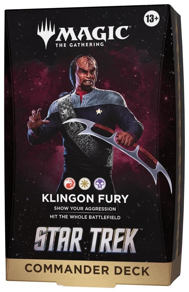 Magic The Gathering Star Trek Commander Deck Klingon Fury