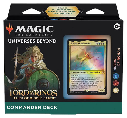 Magic The Gathering The Lord Of the Rings Tales of Middle Earth Commander Deck Riders of Rohan