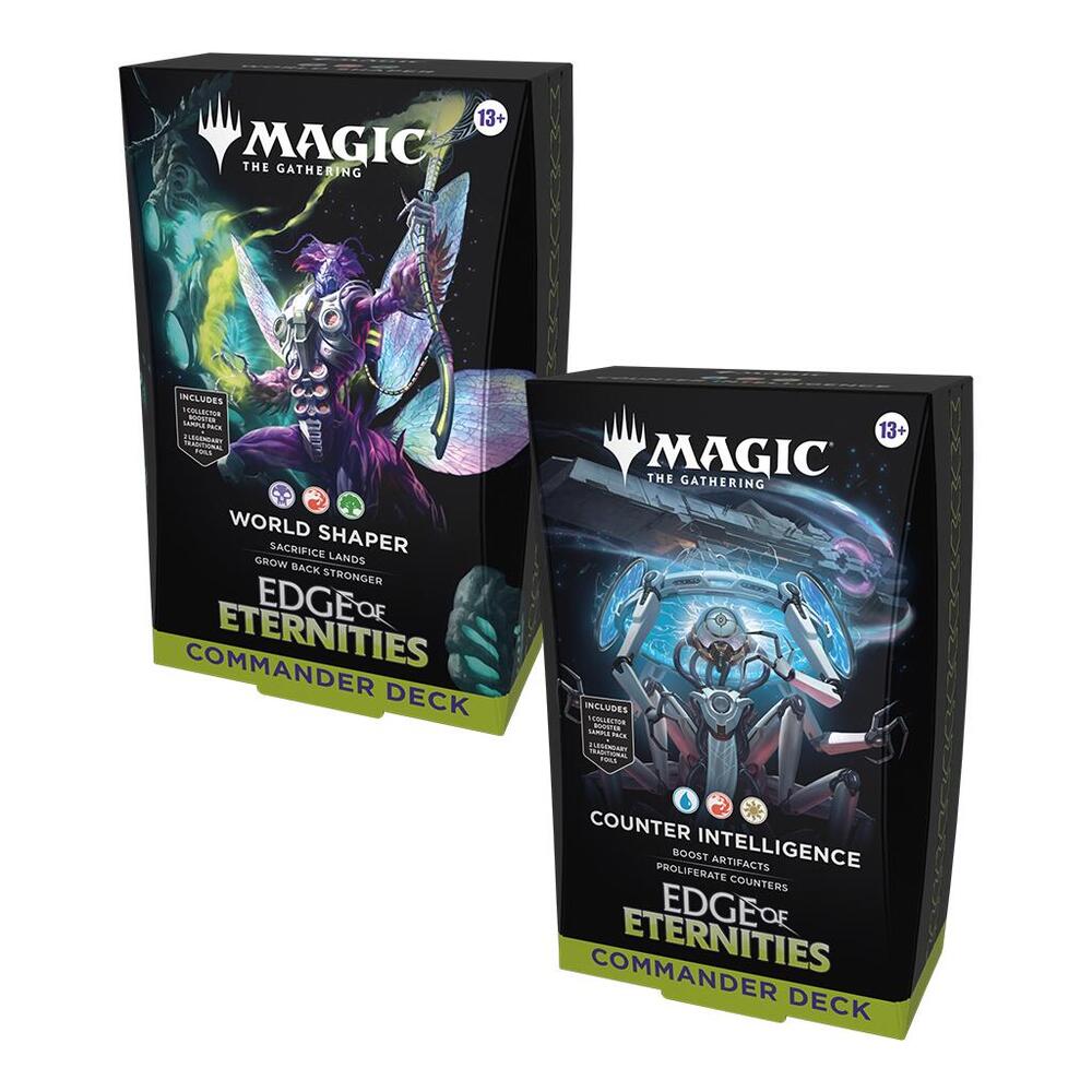Magic The Gathering Edge of Eternities Commander Decks set of two sealed