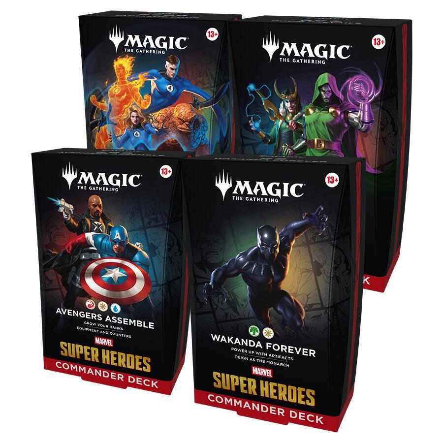 Magic The Gathering Marvel Super Heroes Commander Deck Case