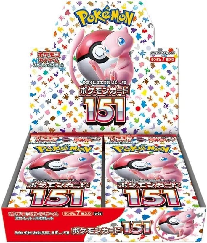 Pokemon Japan 151 Booster Box SV2a