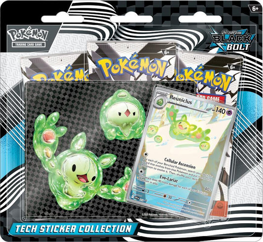 Pokemon TCG Black Bolt Tech Sticker Collection SV10.5