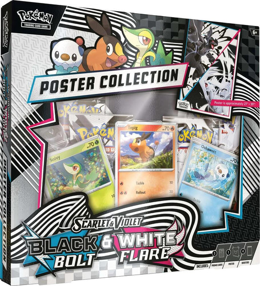Pokemon TCG Black Bolt and White Flare Unova Poster Collection SV10.5