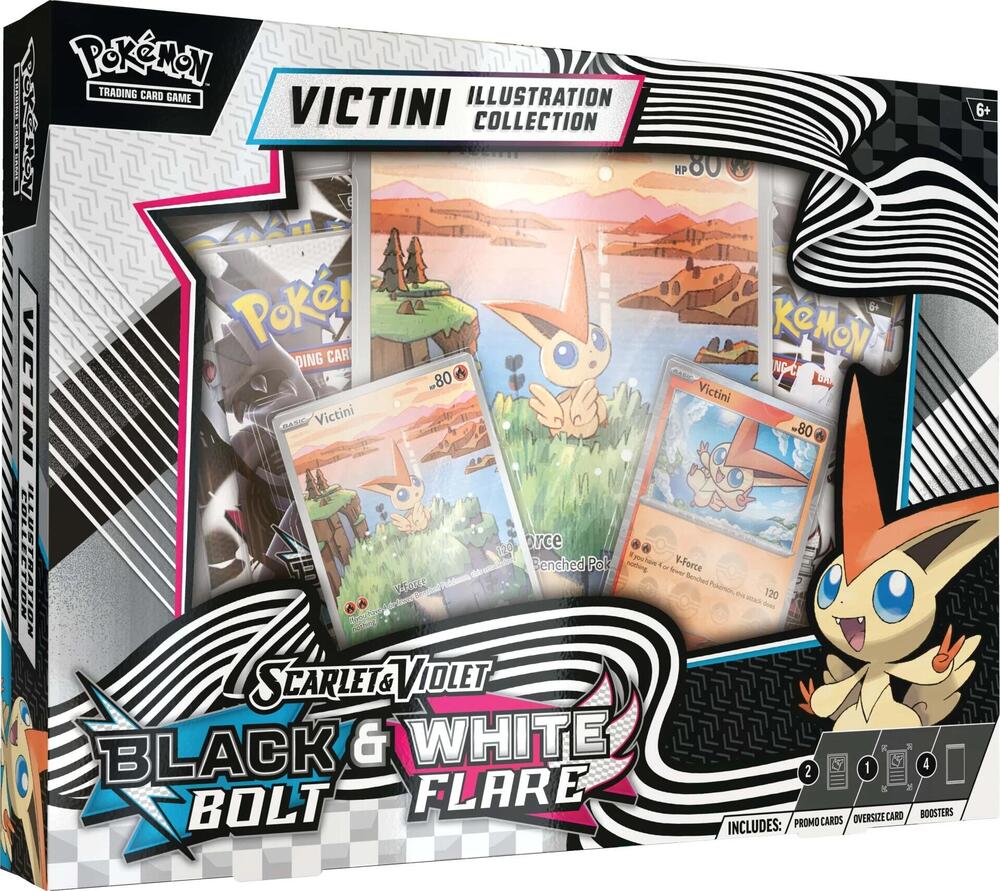 Pokemon TCG Black Bolt and White Flare Unova Victini Illustration Collection SV10.5