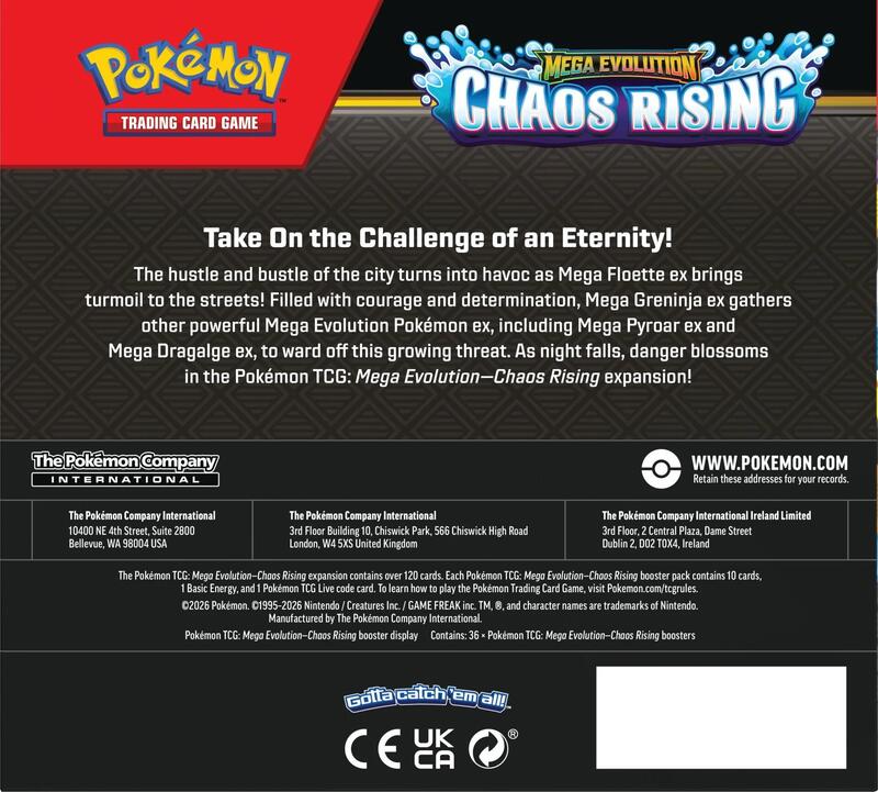 Pokemon TCG Chaos Rising Booster Box ME04