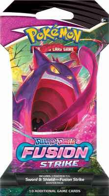 Pokemon TCG Fusion Strike Sleeved Booster Pack SWSH08