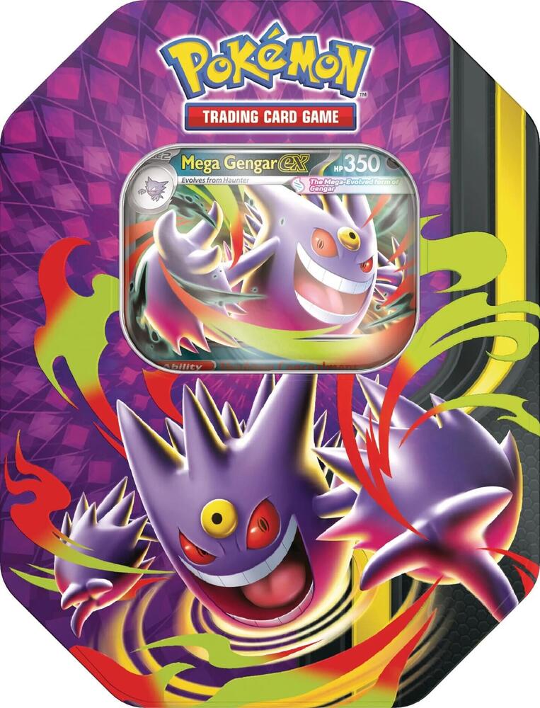 Pokemon TCG Mega Gengar ex Mega Moonlit Tin sealed