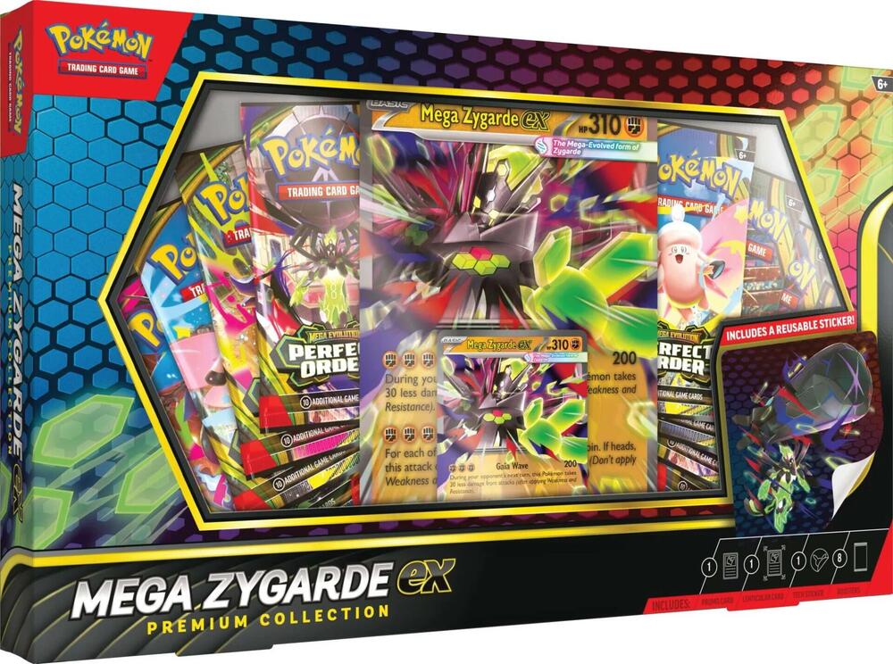 Pokemon TCG Mega Zygarde ex Premium Collection factory sealed