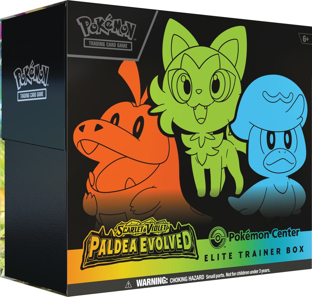 Pokemon TCG Paldea Evolved Pokemon Center Elite Trainer Box SV02