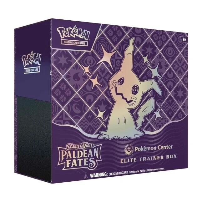 Pokemon TCG Paldean Fates Pokemon Center Elite Trainer Box SV4.5