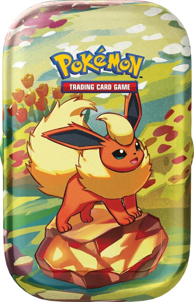 Pokemon TCG Prismatic Evolutions Mini Tin Flareon