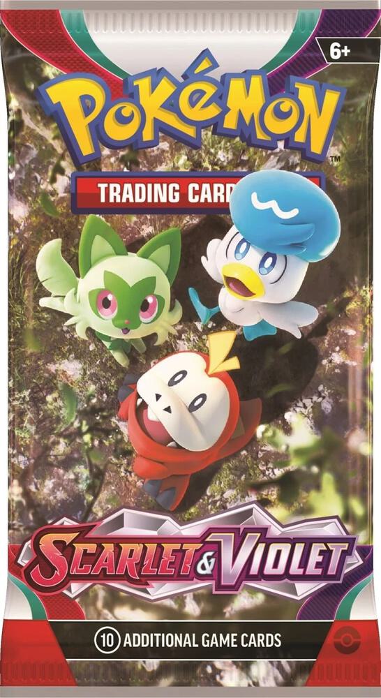 Pokemon TCG Scarlet and Violet SV01 booster pack sealed with Koraidon and Miraidon