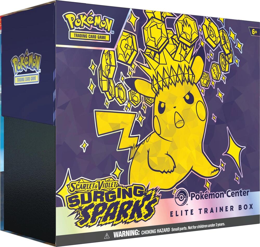 Scarlet & Violet Surging Sparks Pokemon Center Elite Trainer Box SV08