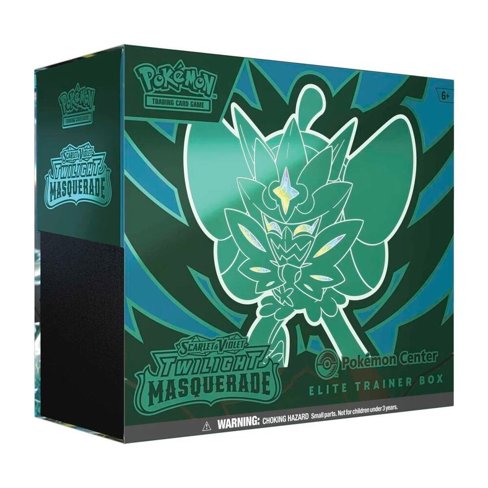 Scarlet and Violet Twilight Masquerade Pokemon Center Exclusive Elite Trainer Box SV06 factory sealed
