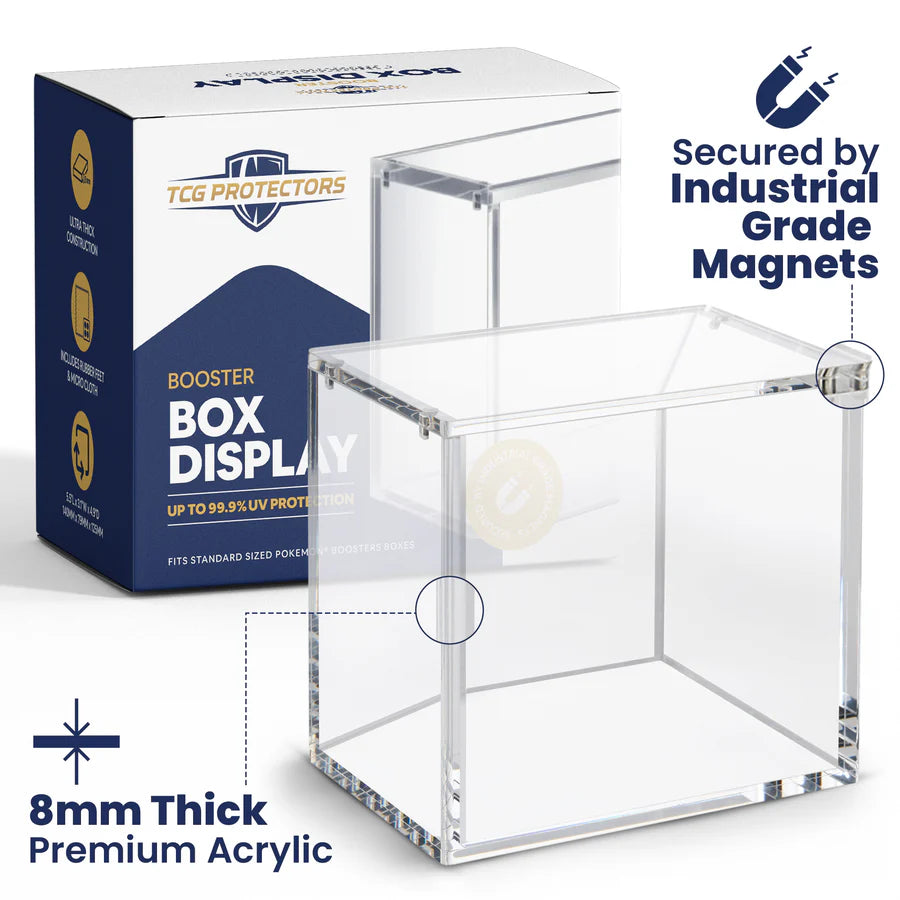 TCG Protectors Premium Pokemon Booster Box Acrylic Case