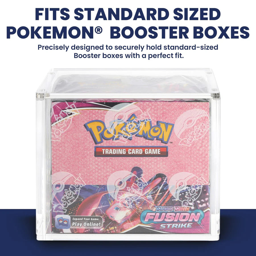 TCG Protectors Premium Pokemon Booster Box Acrylic Case