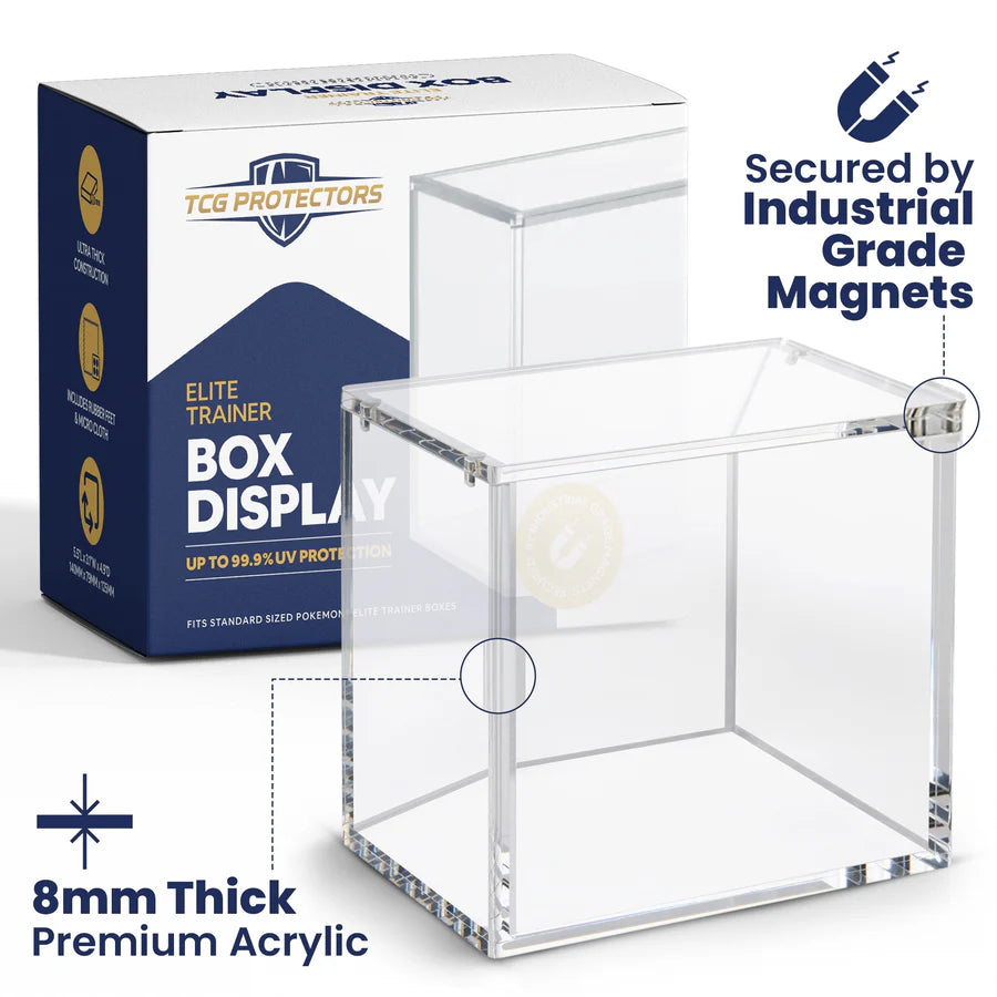 TCG Protectors Premium Pokemon Elite Trainer Box (ETB) Acrylic Case