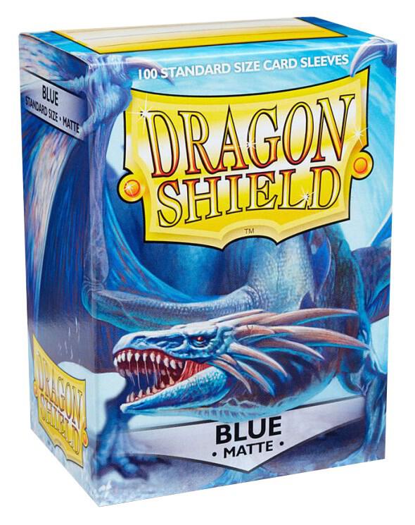 Dragon Shield Matte Sleeves Blue 100 Count Standard Size Card Sleeves