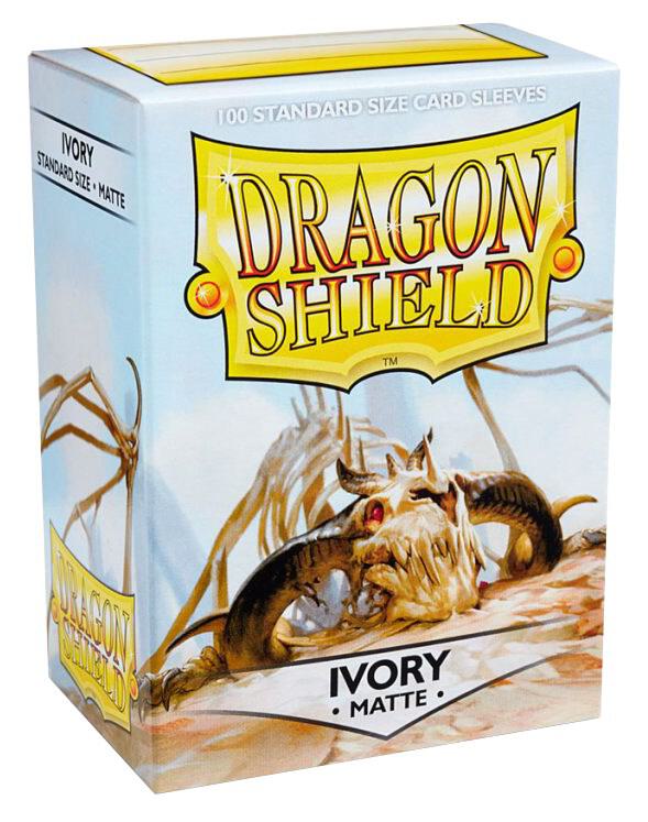 Dragon Shield Matte Sleeves Ivory 100 Count Standard Size Card Sleeves