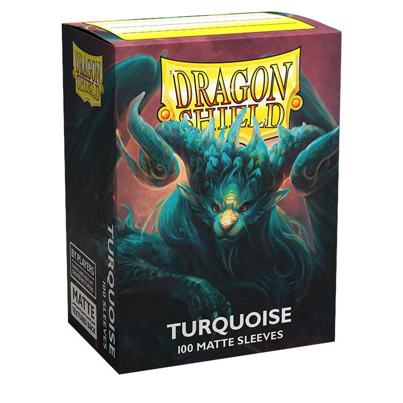 Dragon Shield Matte Sleeves Turquoise 100 Count Standard Size Card Sleeves