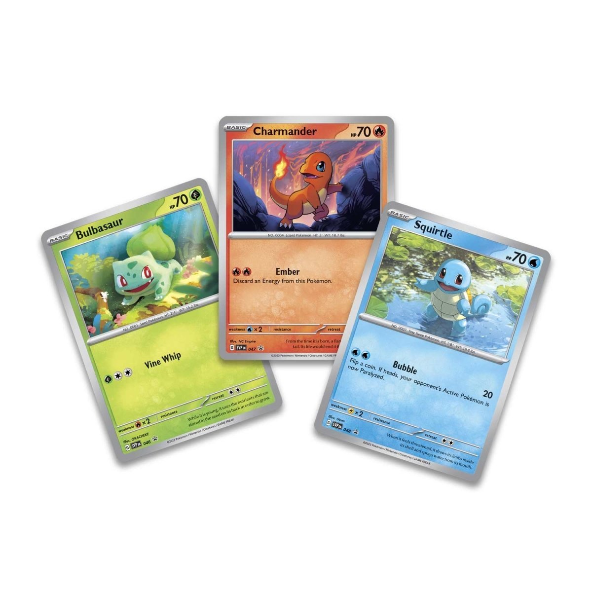 Pokemon TCG 151 Poster Collection SV3.5 - Booster Pack Cards