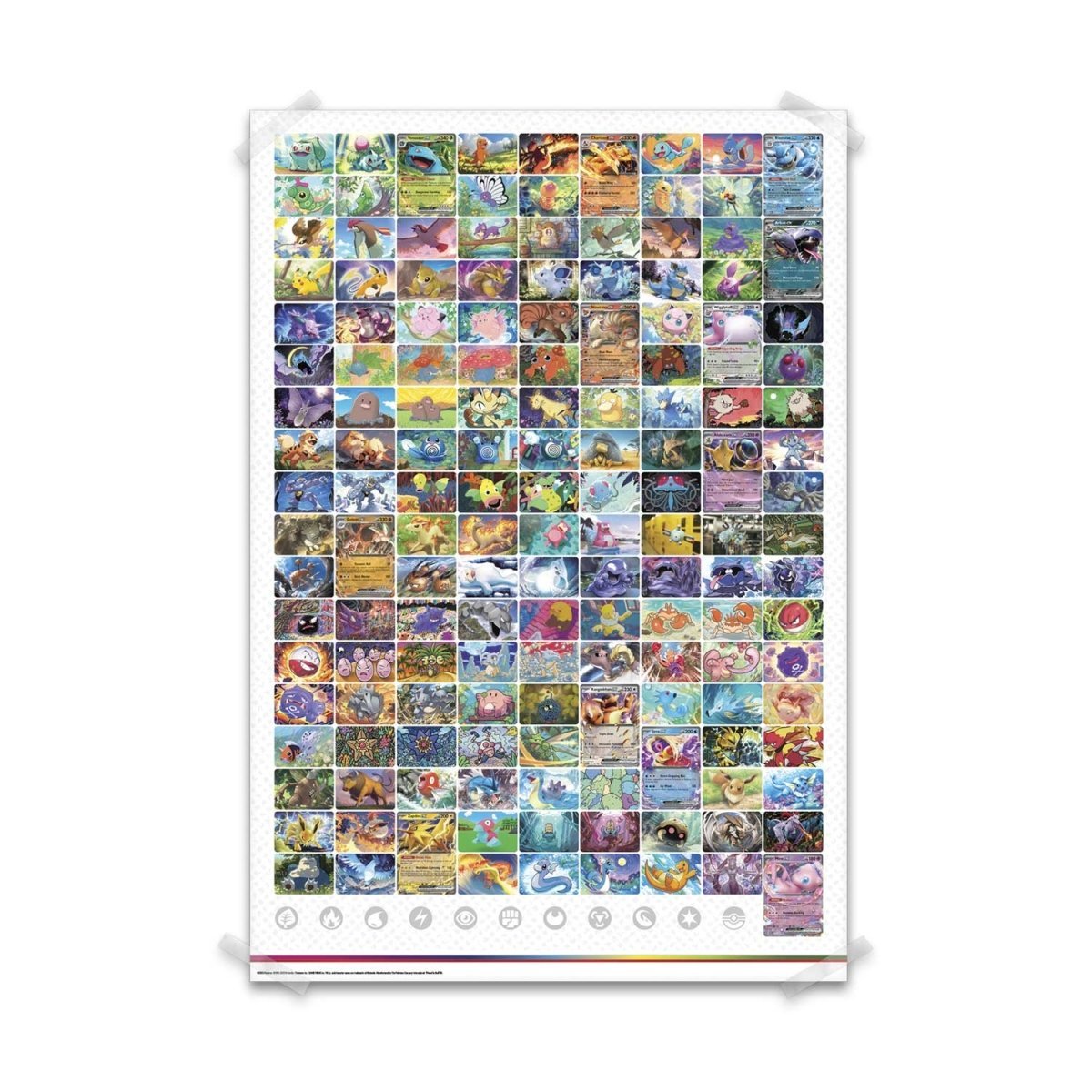 Pokemon TCG 151 Poster Collection SV3.5 - Booster Pack Cards