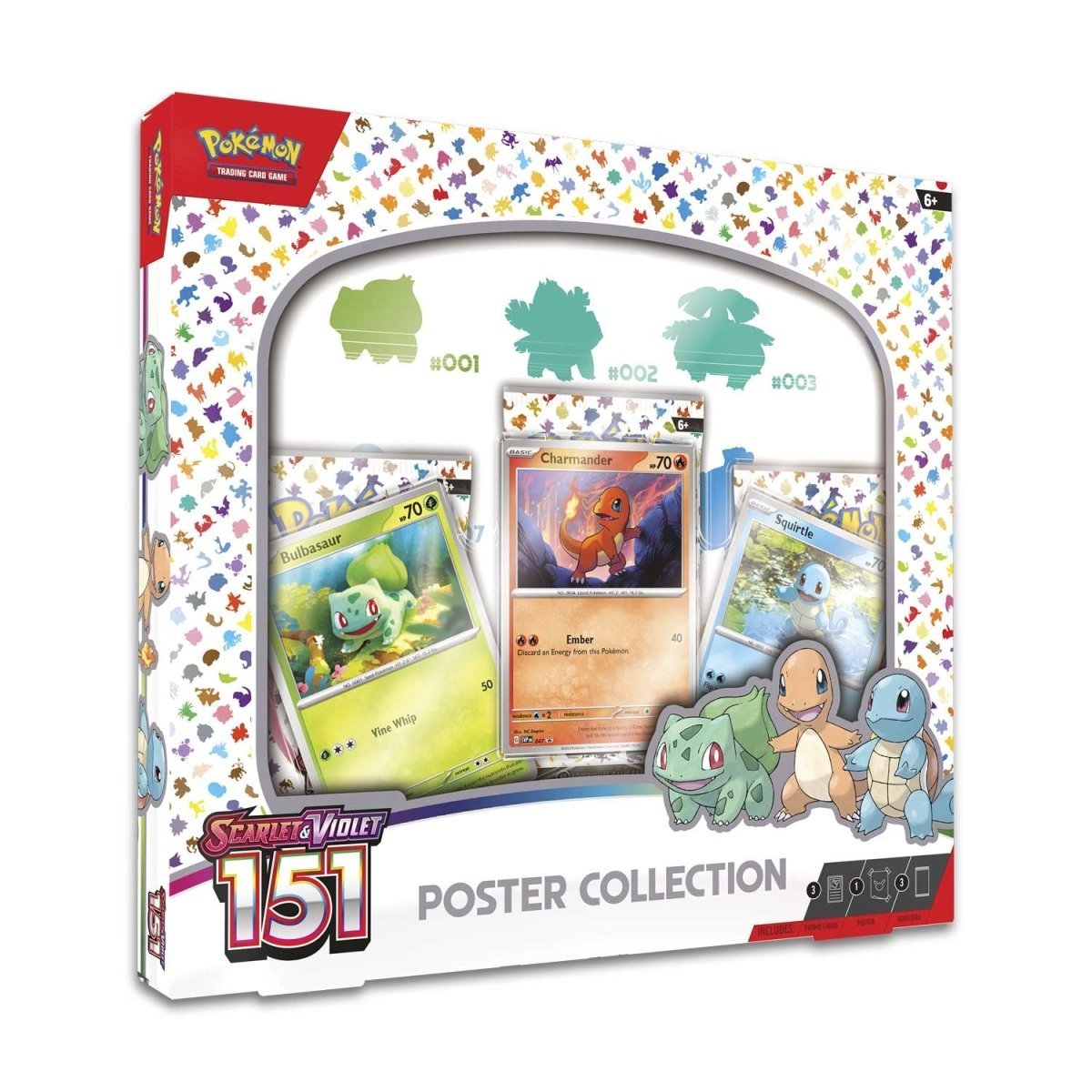 Pokemon TCG 151 Poster Collection SV3.5 - Booster Pack Cards