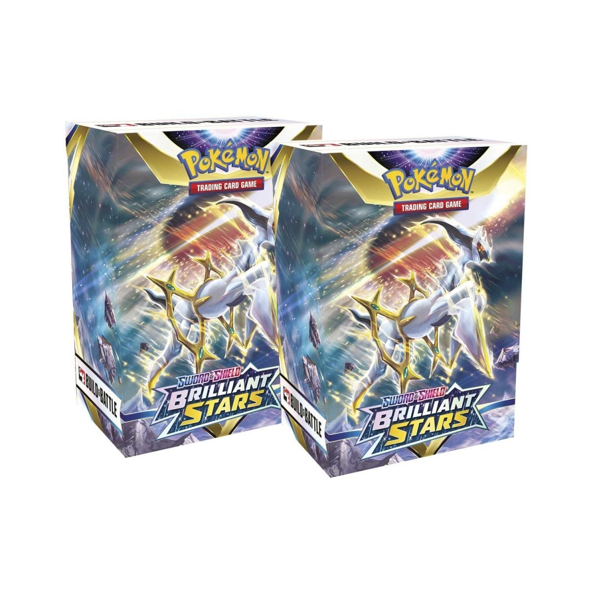 Pokemon TCG Brilliant Stars Build & Battle Stadium SWSH09 - Booster Pack Cards