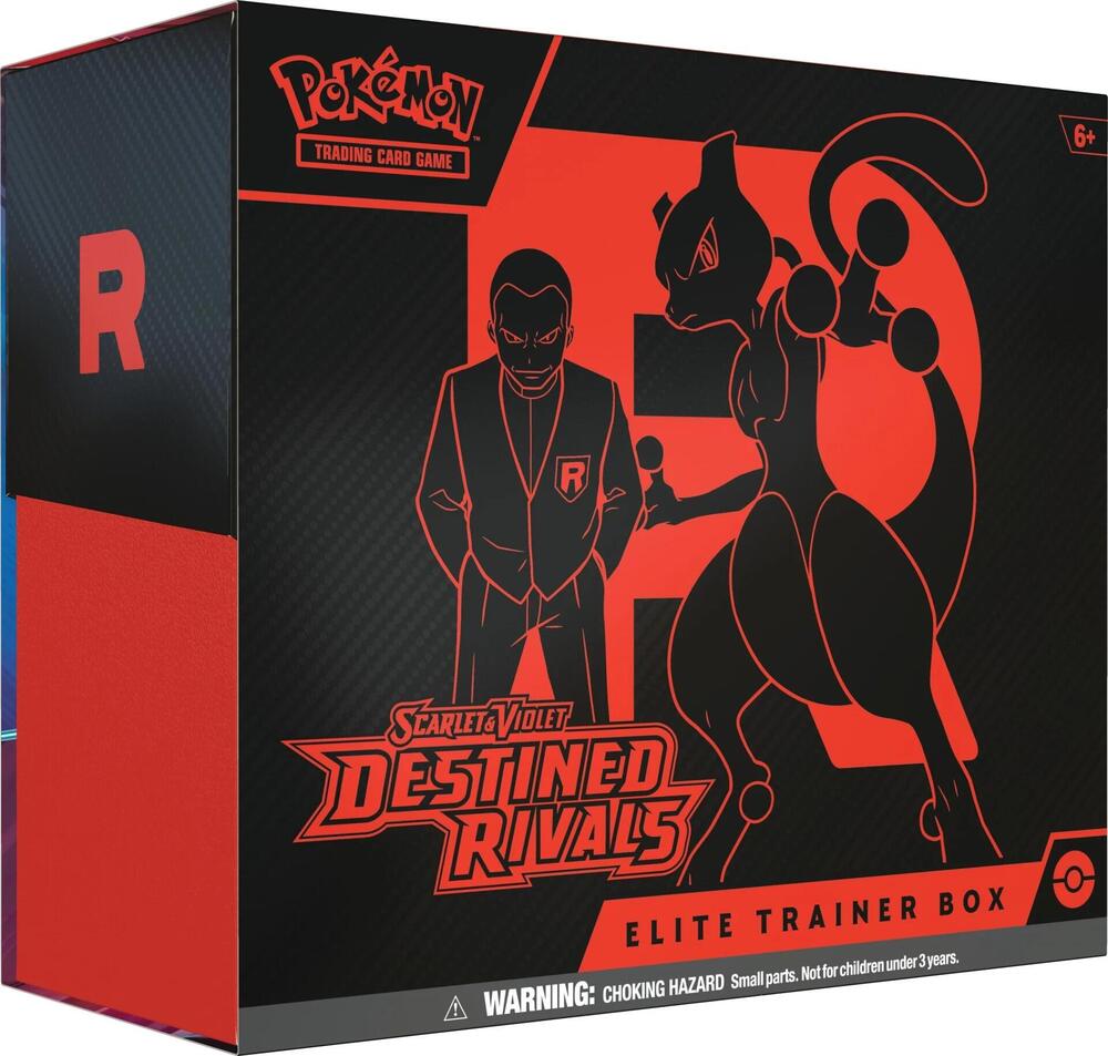 Pokemon TCG Destined Rivals Elite Trainer Box SV10 - Booster Pack Cards