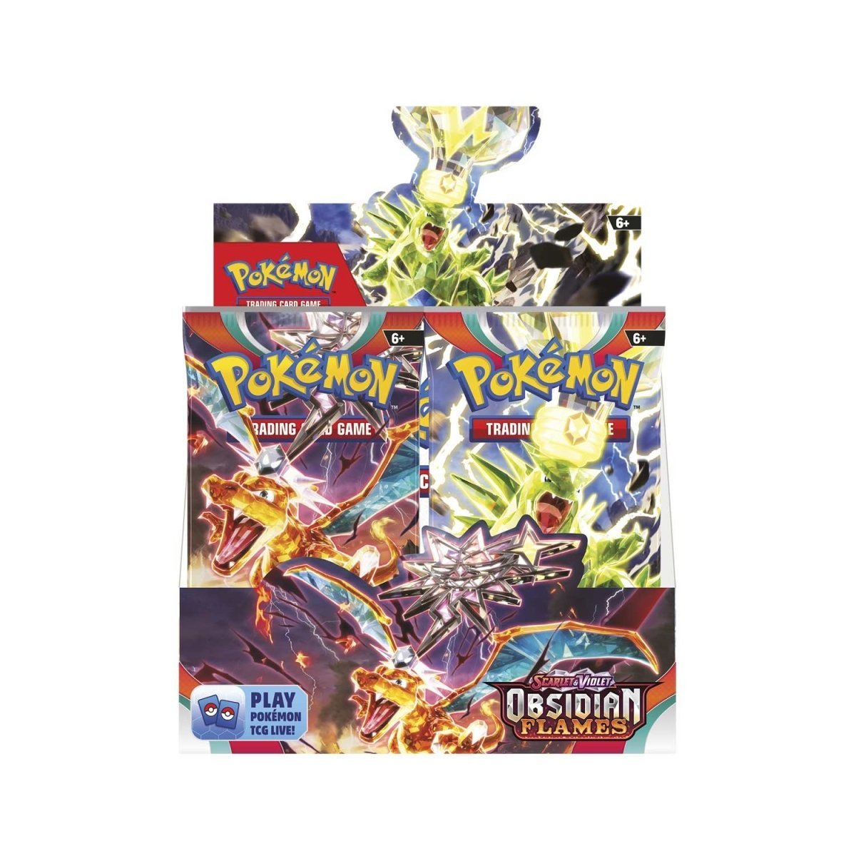 Pokemon TCG Obsidian Flames Booster Box SV03 - Booster Pack Cards
