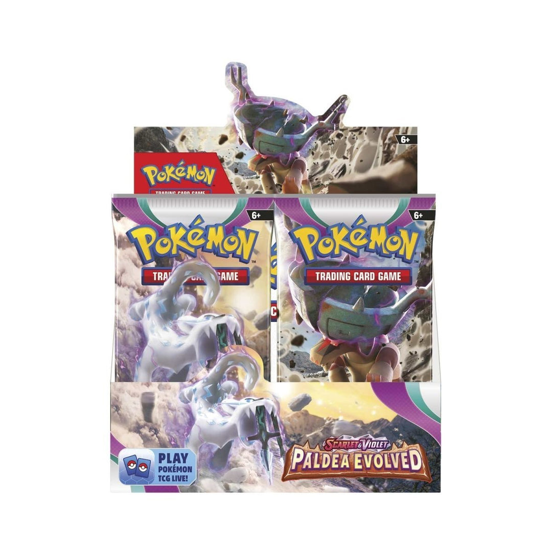 Pokemon TCG Paldea Evolved Booster Box SV02 - Booster Pack Cards