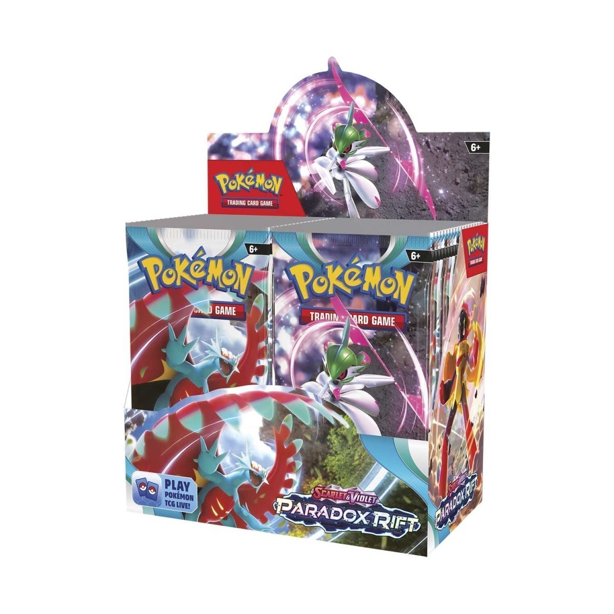 Pokemon TCG Paradox Rift Booster Box SV04 - Booster Pack Cards